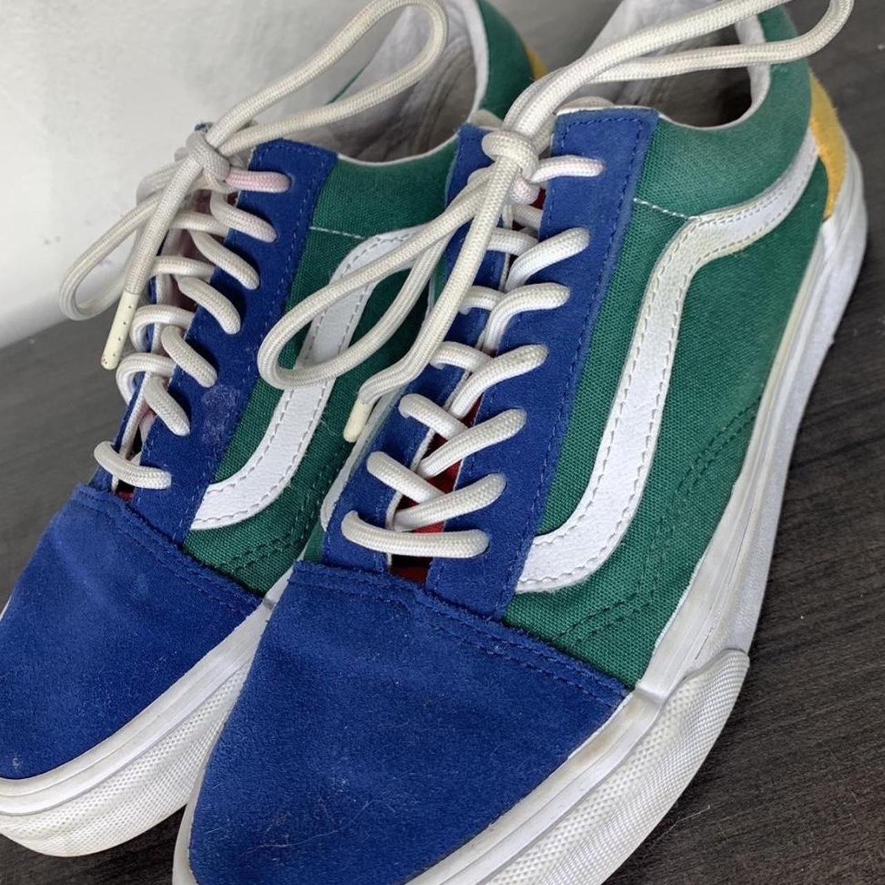 vans old skool yacht club multicolor lace up shoes Depop