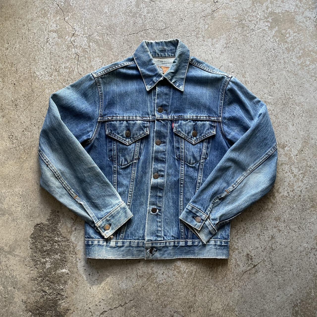 Vintage 80s-90s Levi’s Denim Trucker Size Small,... - Depop