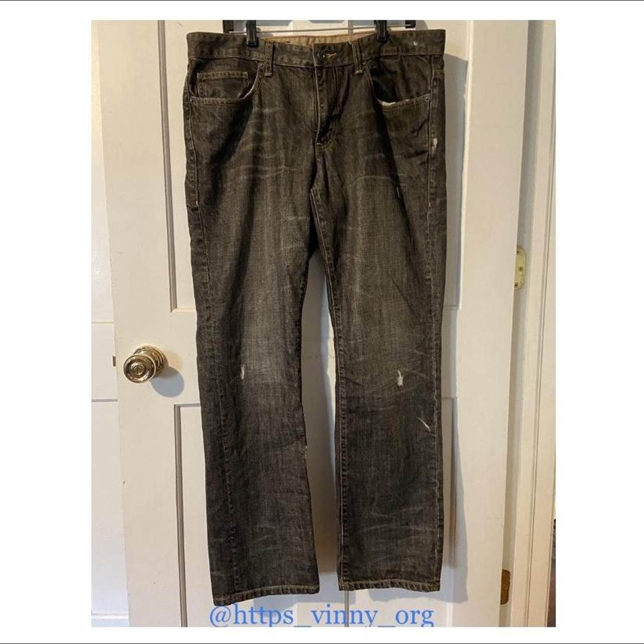Converse Men's Black and Grey Jeans