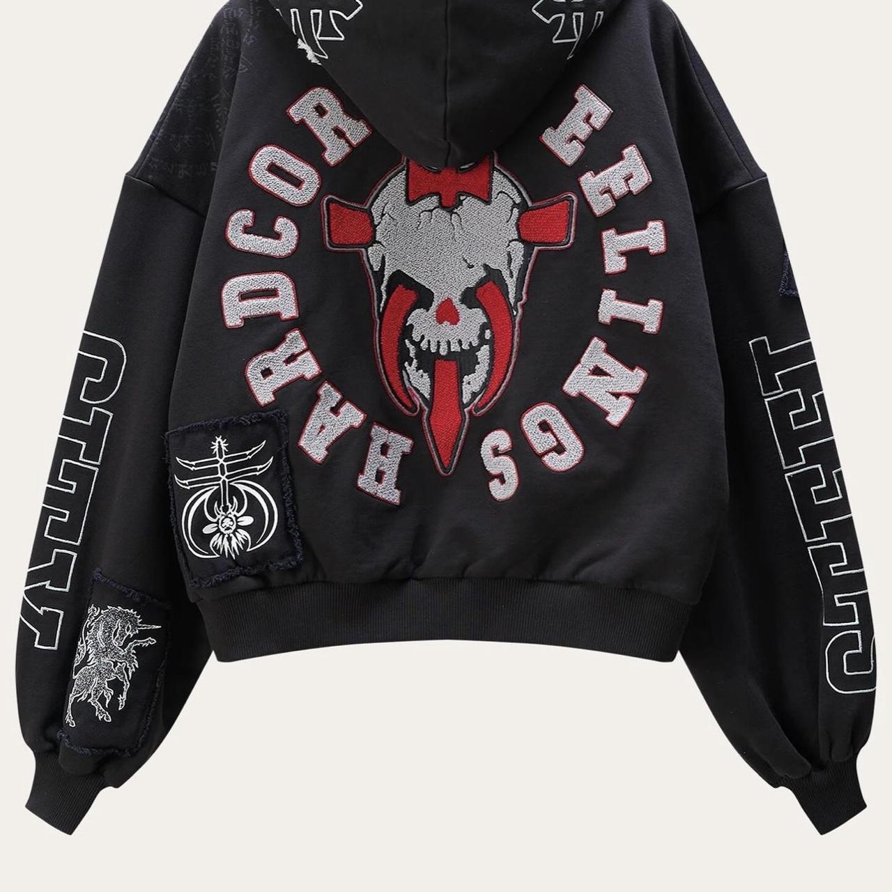 ISO !! Drop Dead Corruption jacket: size m-xl will | Depop