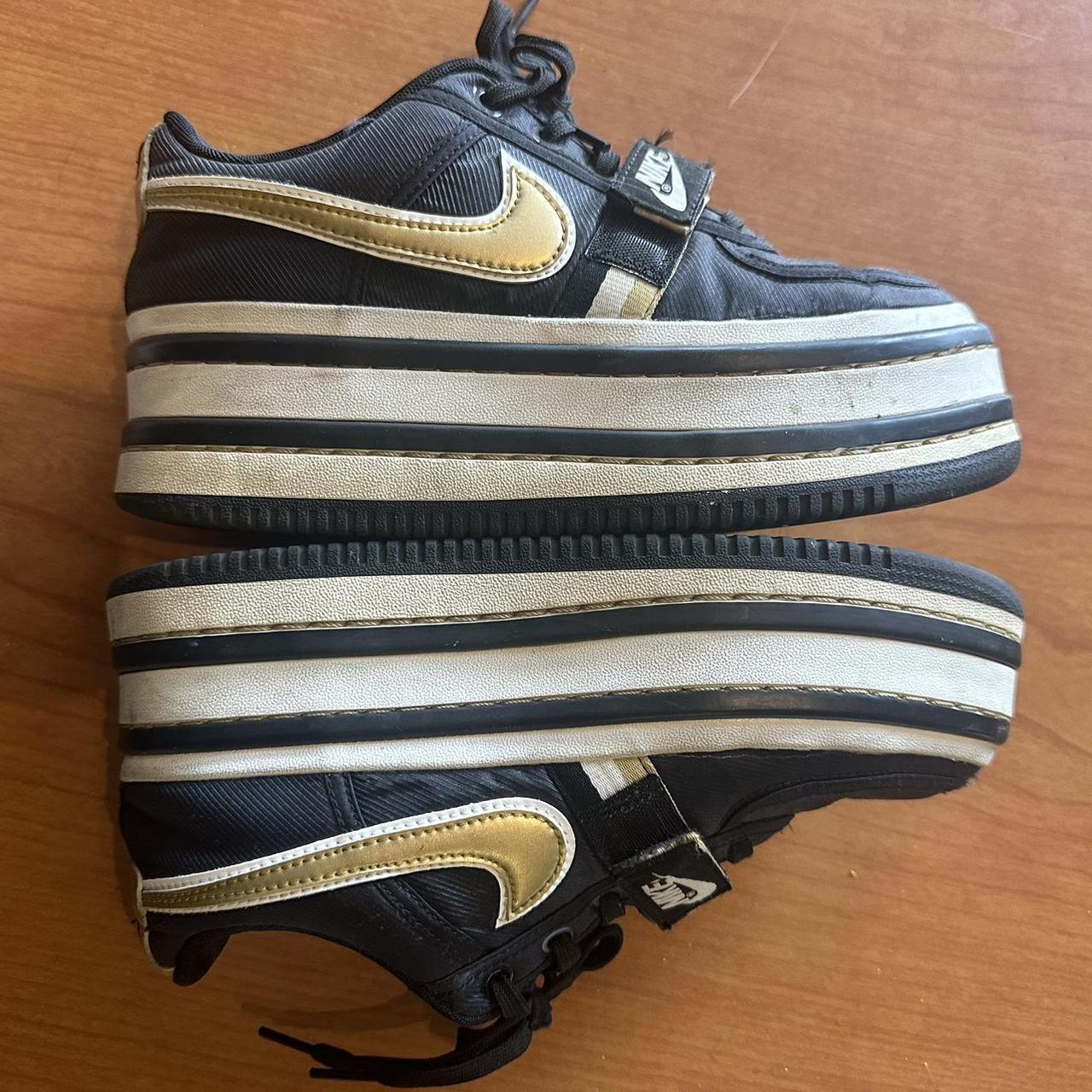 Nike Vandal 2k Black Metallic Gold Pre Loved I. Depop