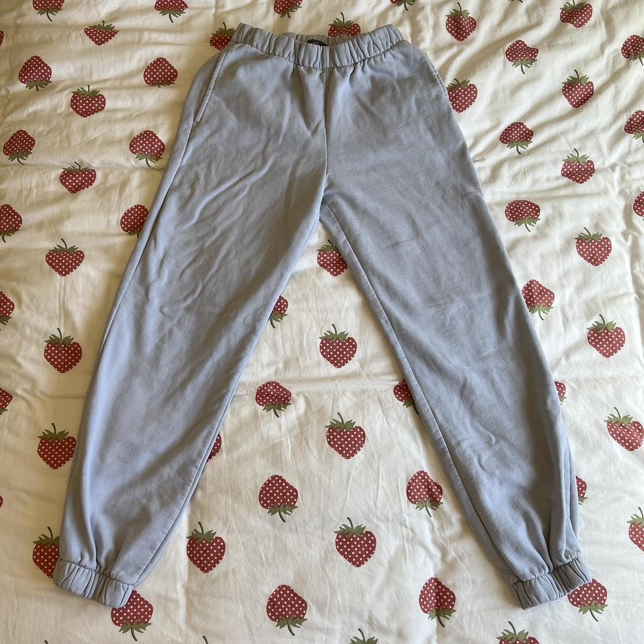 Brandy Melville Rosa sweatpants in light blue NO... Depop
