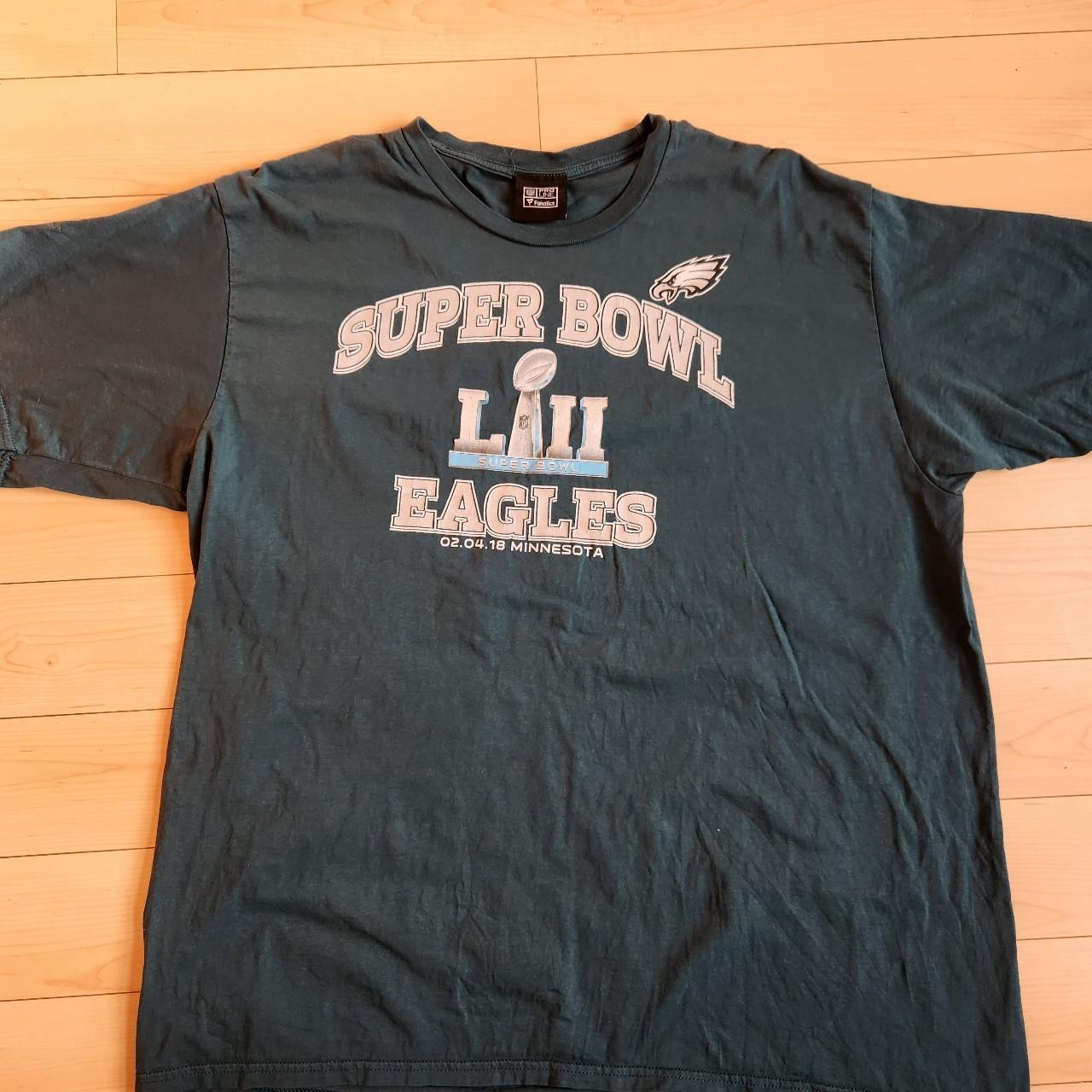 PHILLY EAGLES SUPERBOWL T-SHIRT - super cute and - Depop