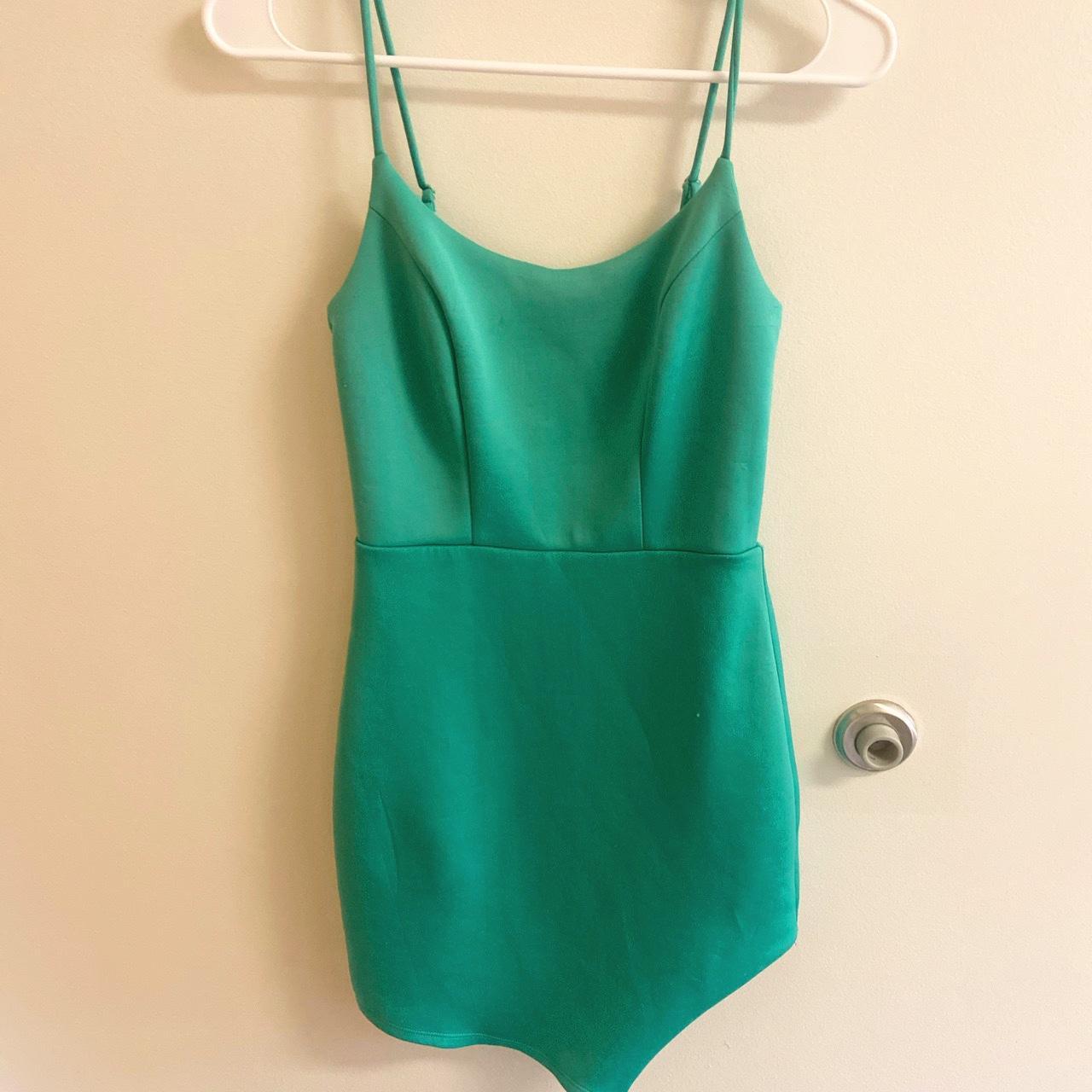 Macy's Women's Green Dress Depop