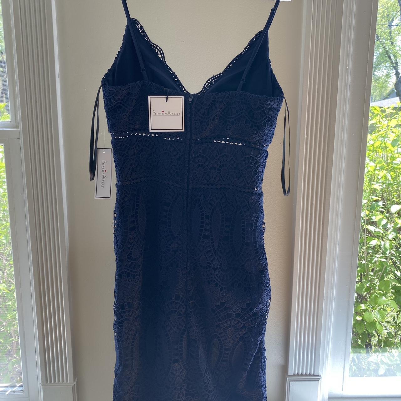 JCPenney Women's Navy Dress Depop