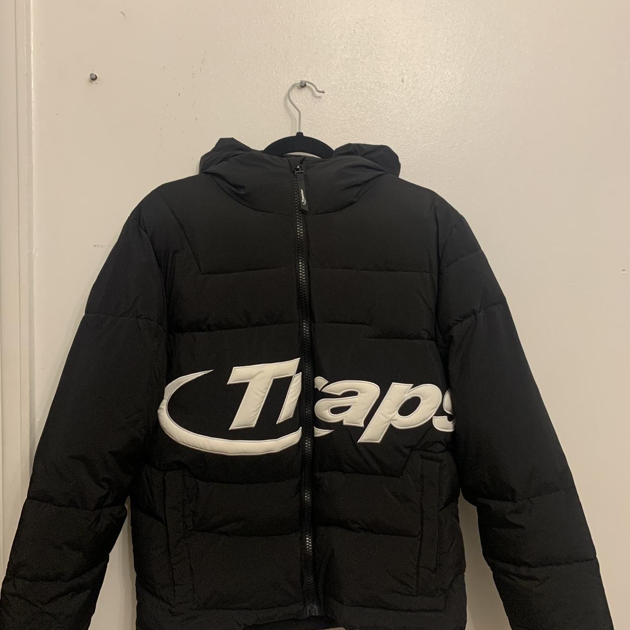 Trapstar hyperdrive puffer coat black/white Medium... Depop