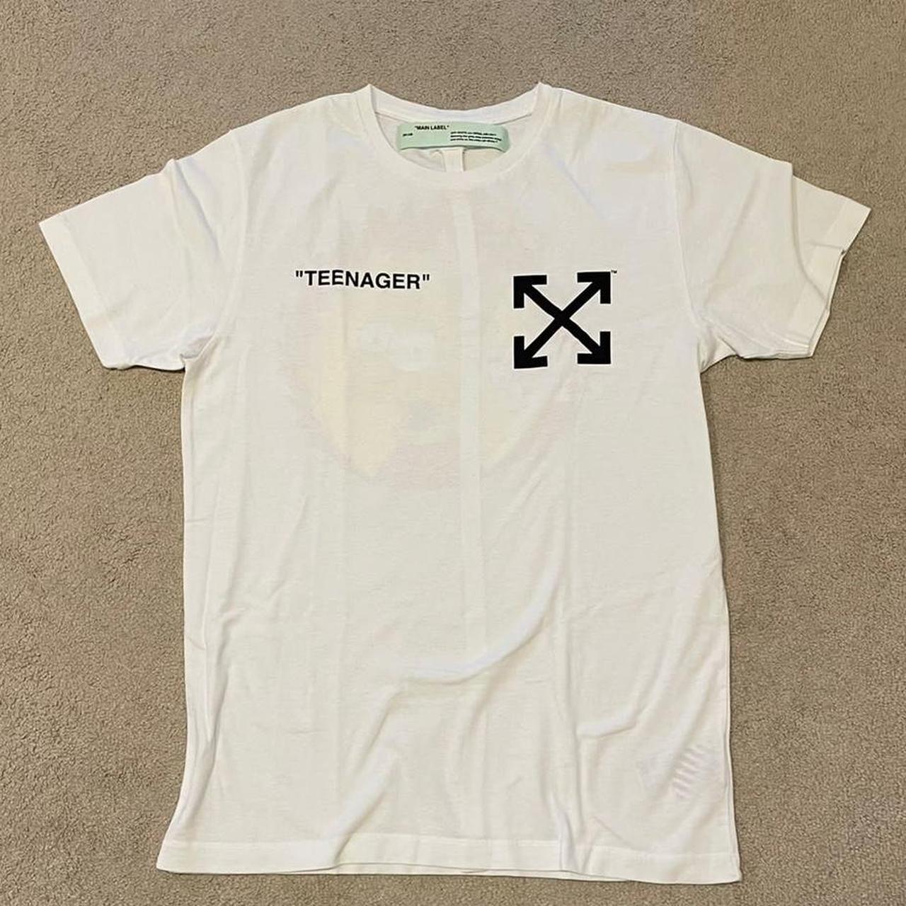 Off white teenager t shirt best sale