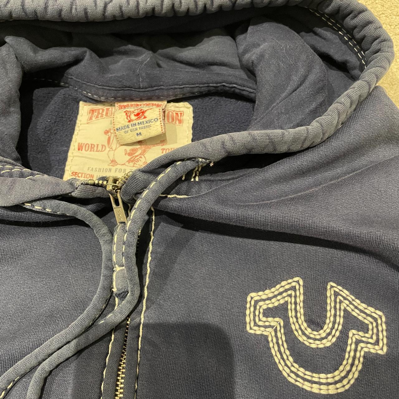 True Religion Stitch hoodie. good condition... Depop