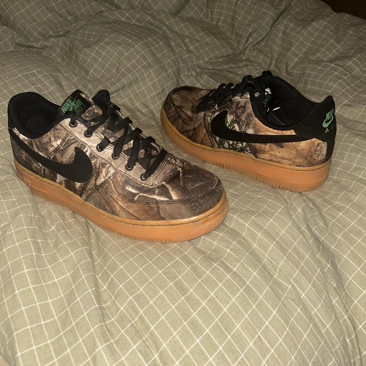Nike real tree air force 1s Size uk 6 Hardly ever... Depop