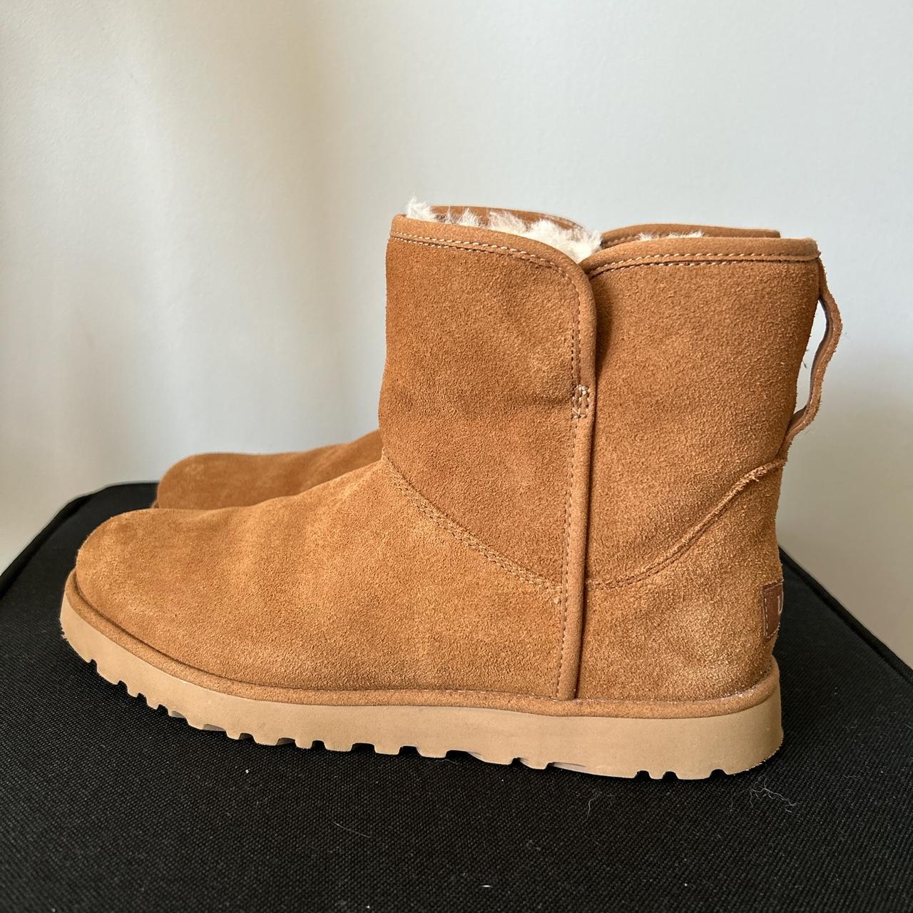 UGG Women's Tan and Cream Boots Depop