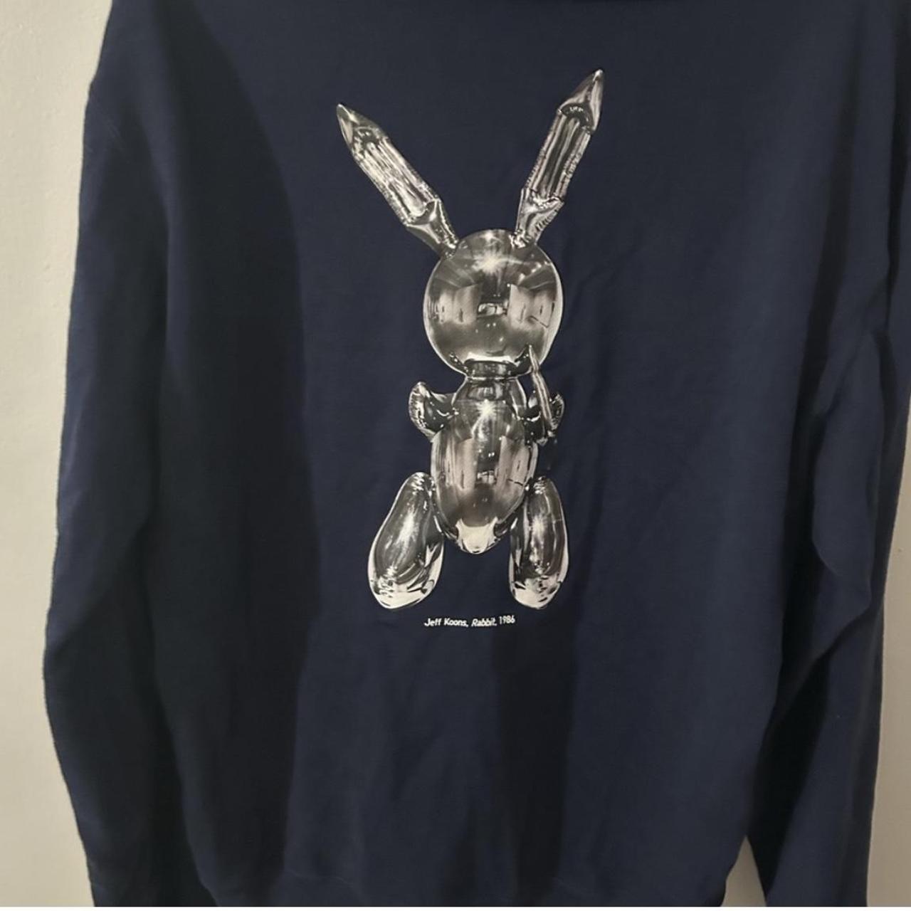 Jeff Koons stainless shops rabbit art pullover uniqlo hoodie sweatshirt size XXL