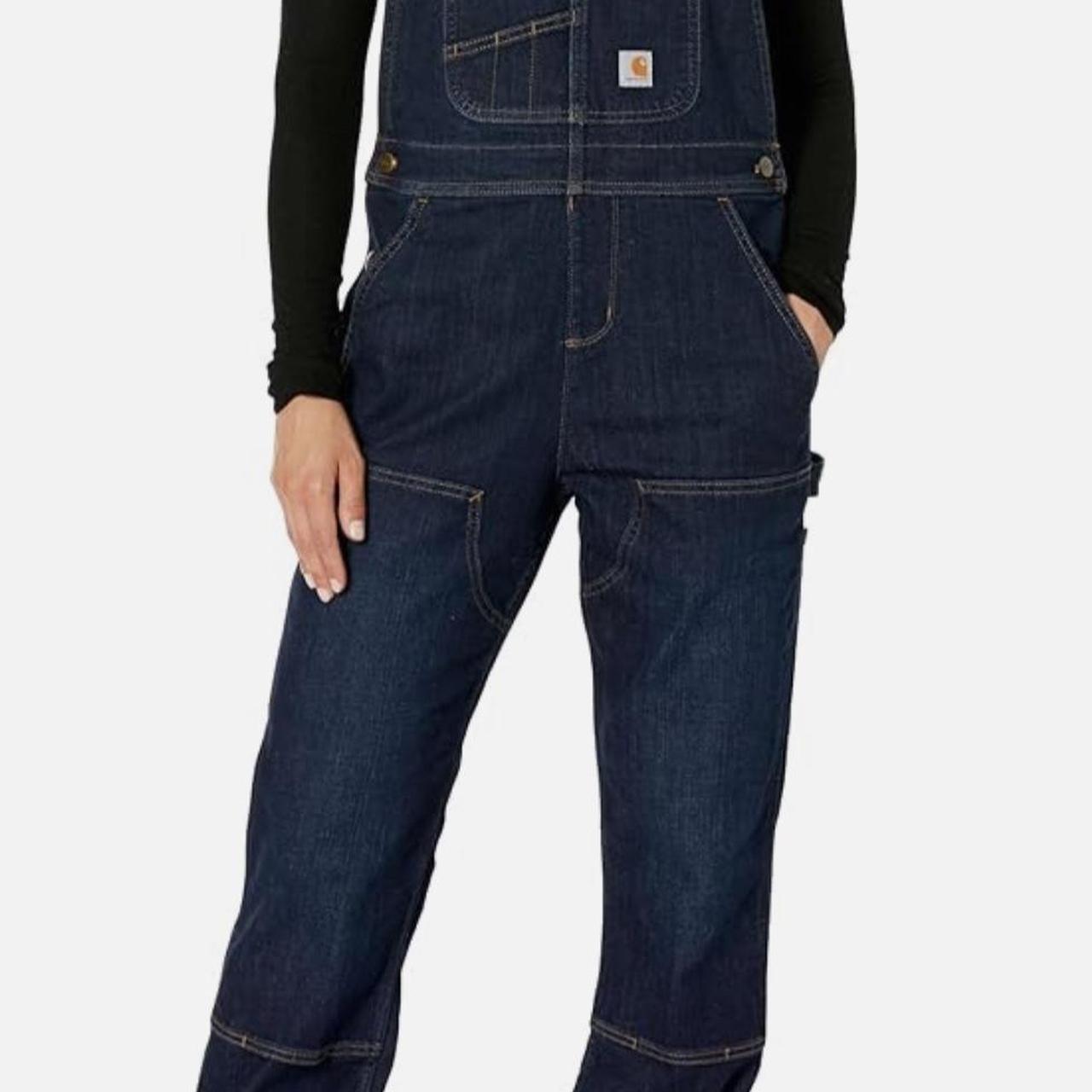 Carhartt denim overalls on sale women's