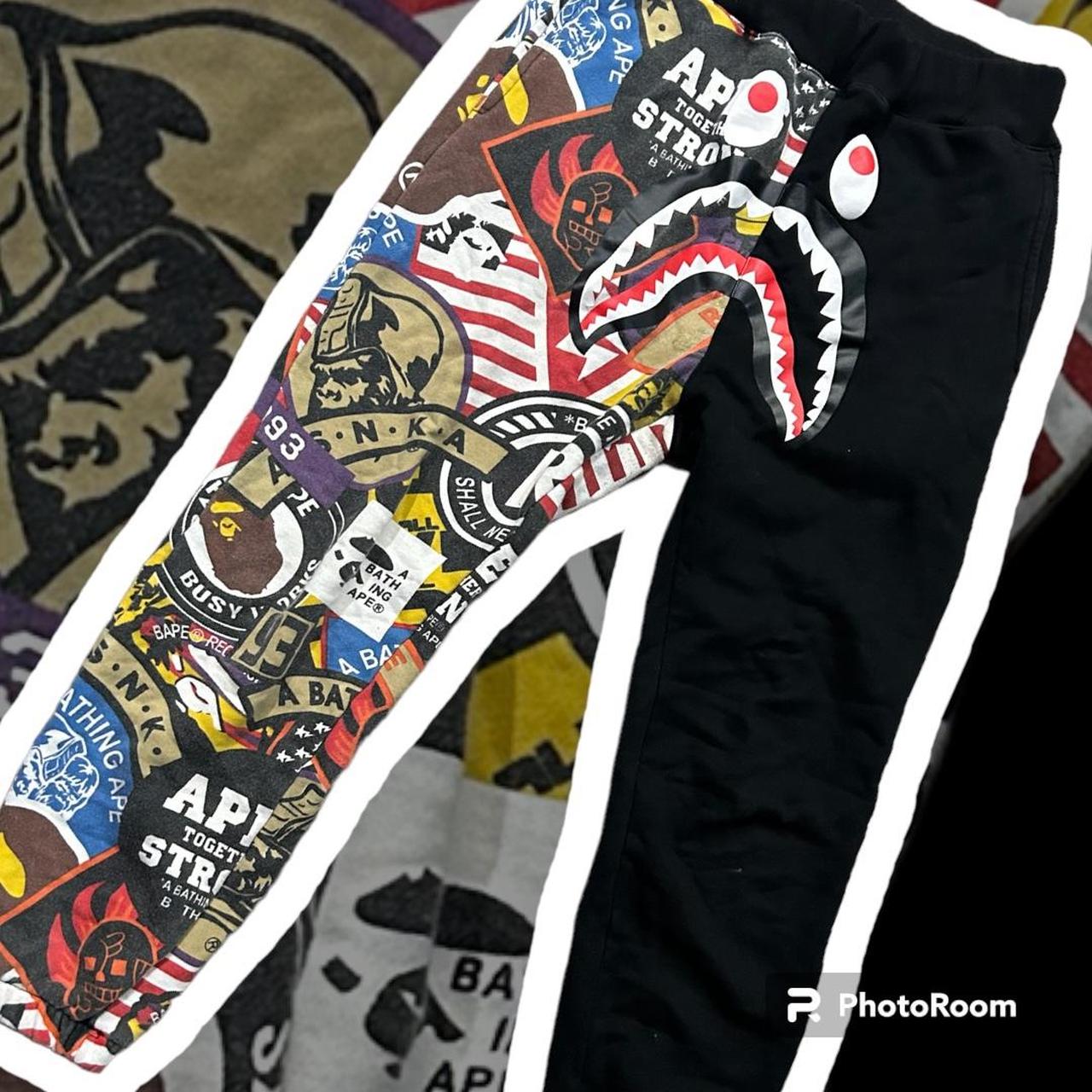 bape shark pants