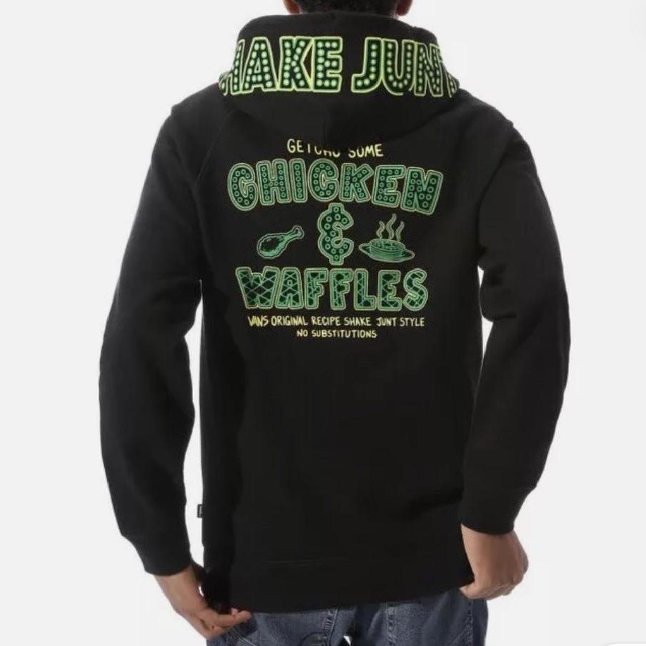 Vans x Shake Junt Hoodie Chicken And Waffles | Depop