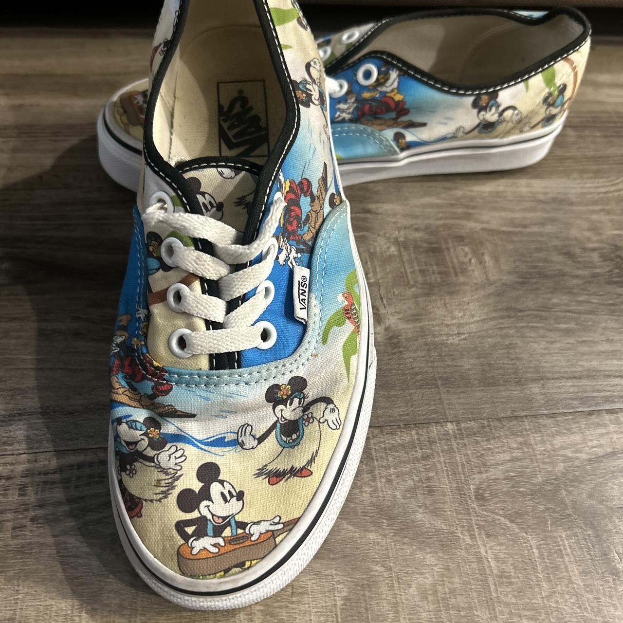 Vans x Disney Authentic Mickey Mouse Aloha Sneakers. Depop