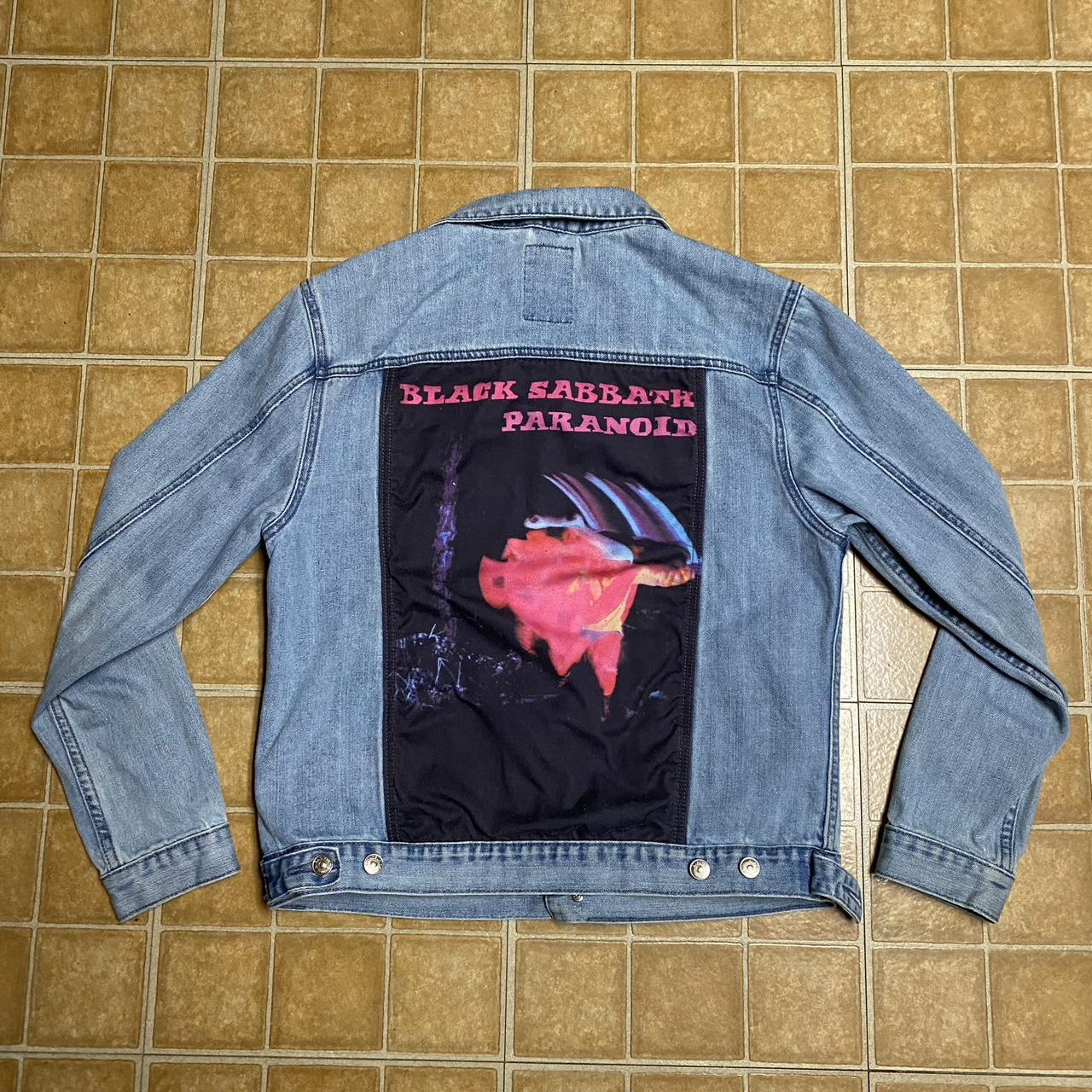 Black sabbath shop paranoid denim jacket