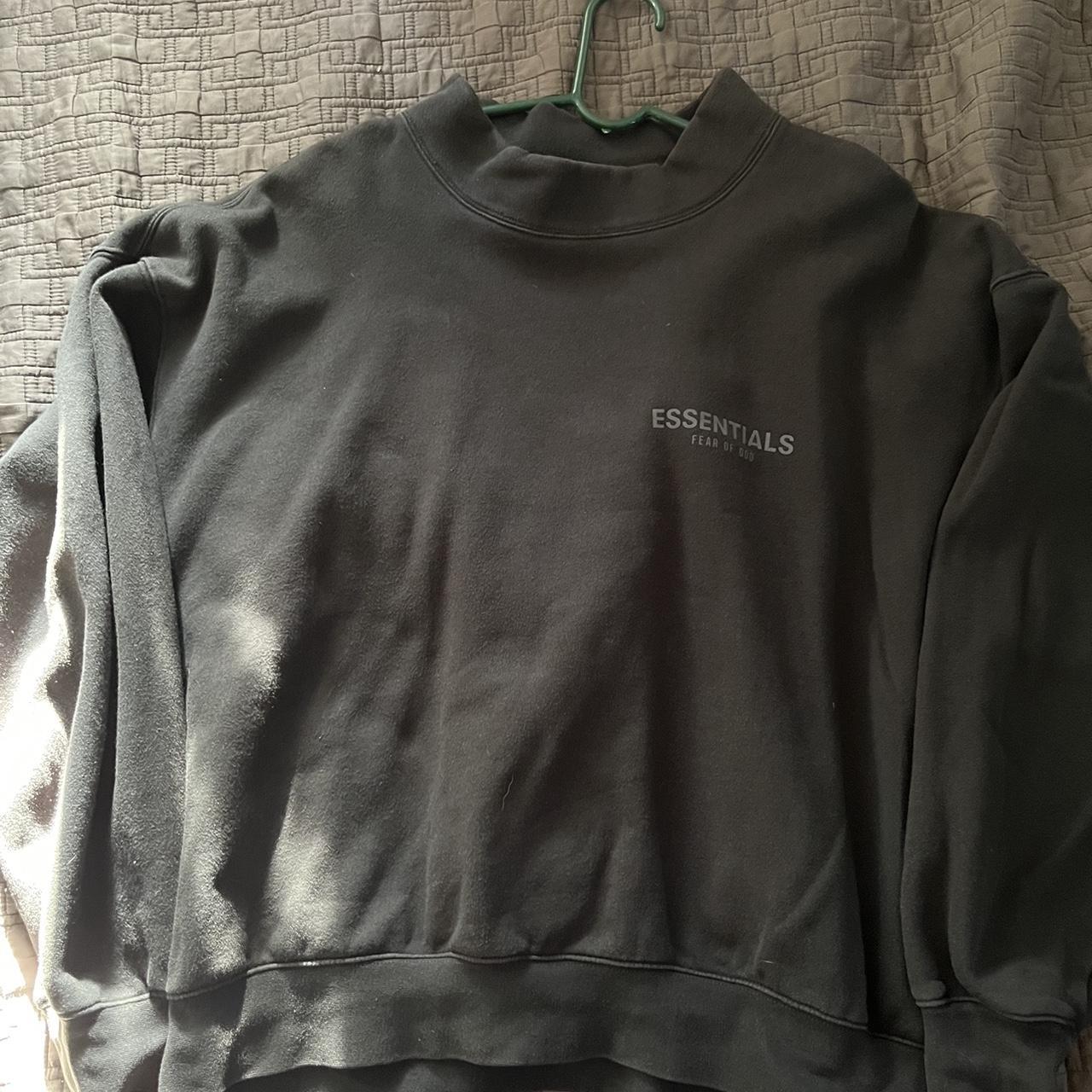 Essentials fear of god turtleneck crew neck In... - Depop