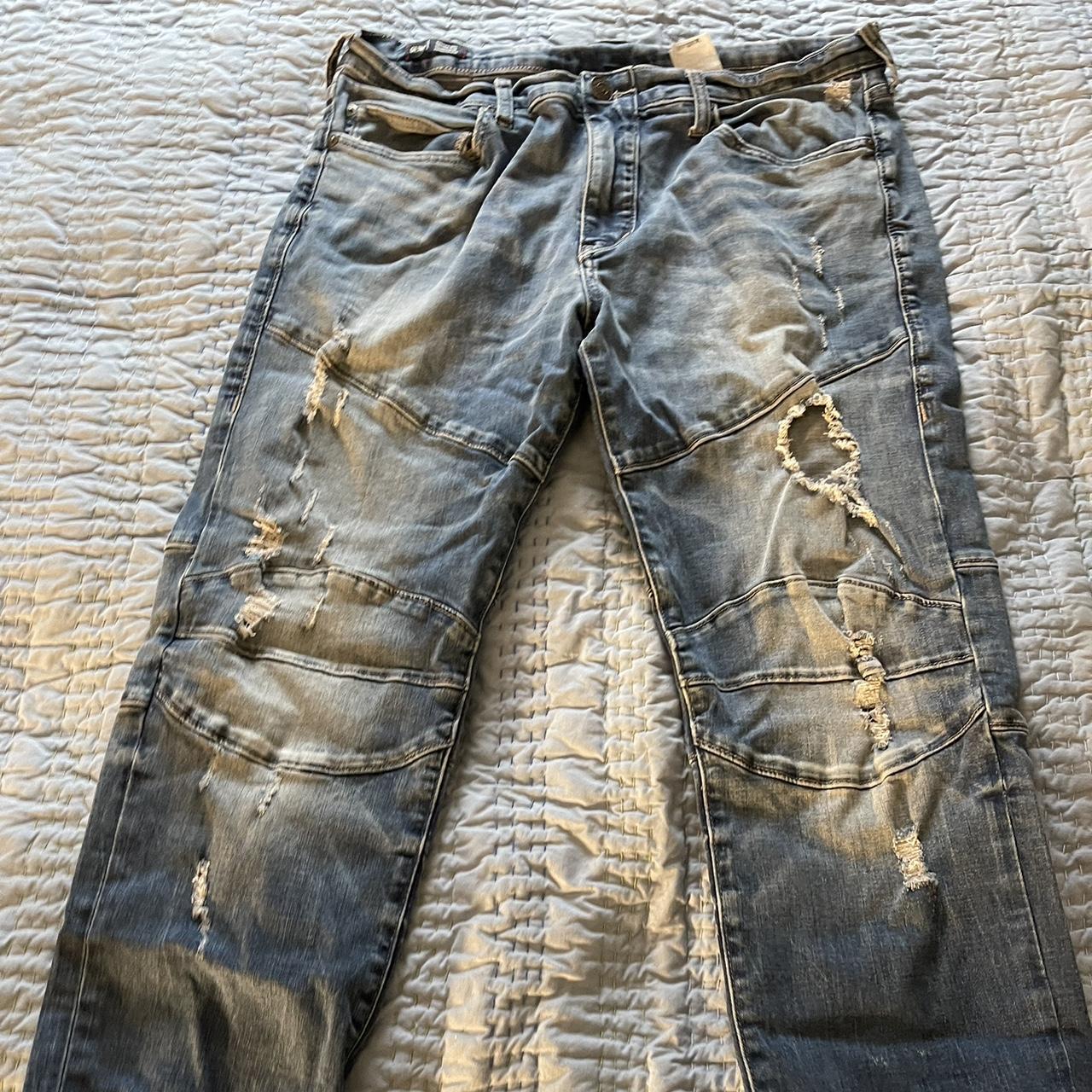 true religion biker jeans 32 x 32 - Depop