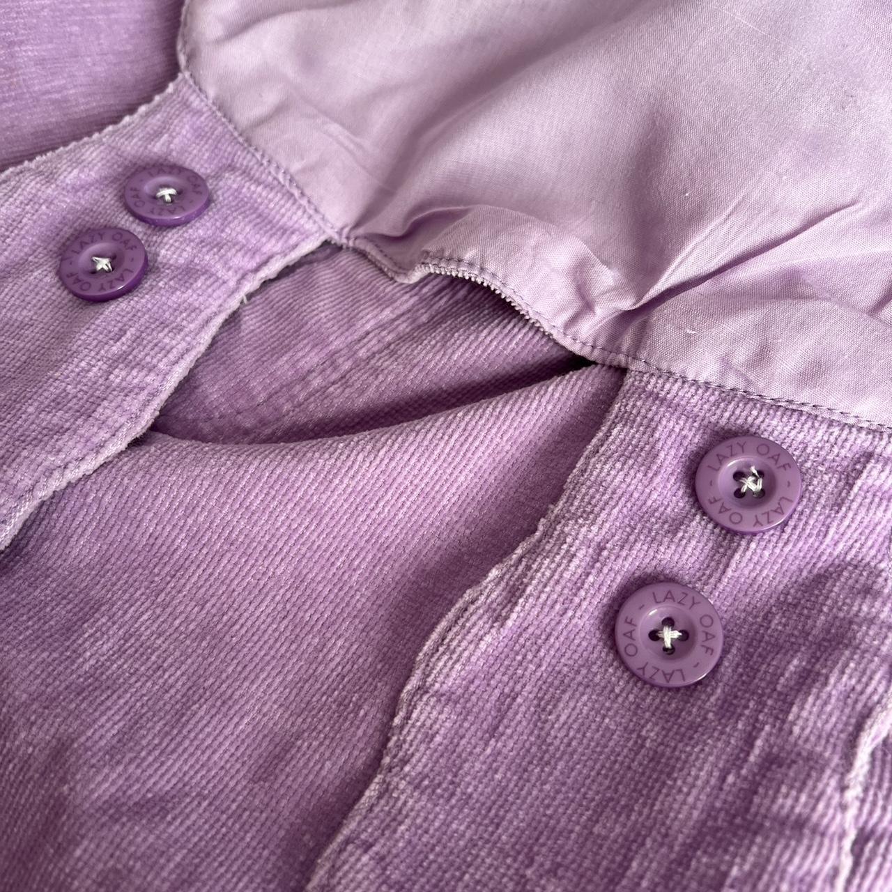 Lazy Oaf Women's Overalls - Purple - XS – Lazy oa… - image 4