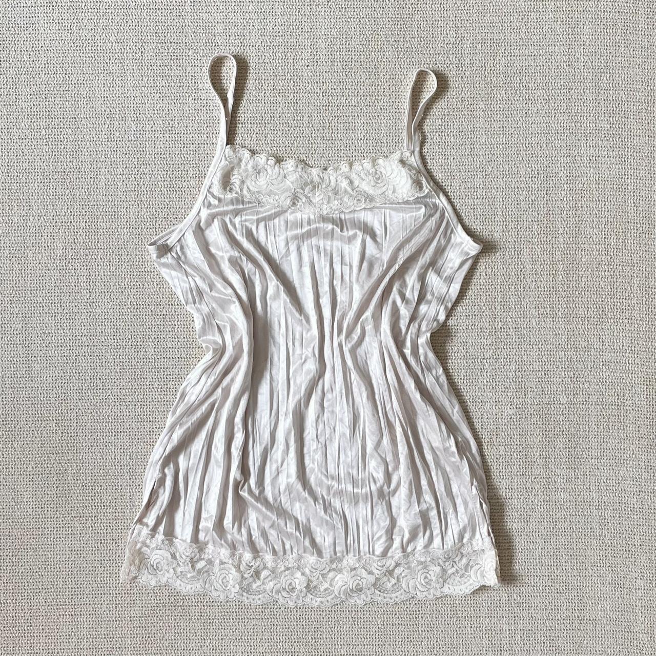 CREAM LACE CAMI TOP HONEYSUCKLE ROSE Cream... Depop