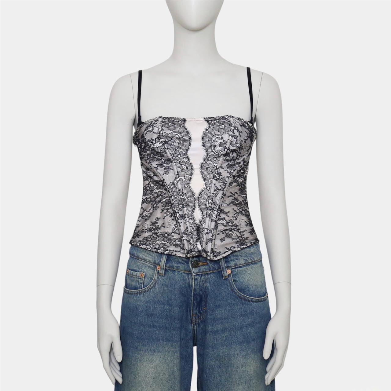 Marks & Spencer corset lace top 32D cup size, 4 row - Depop