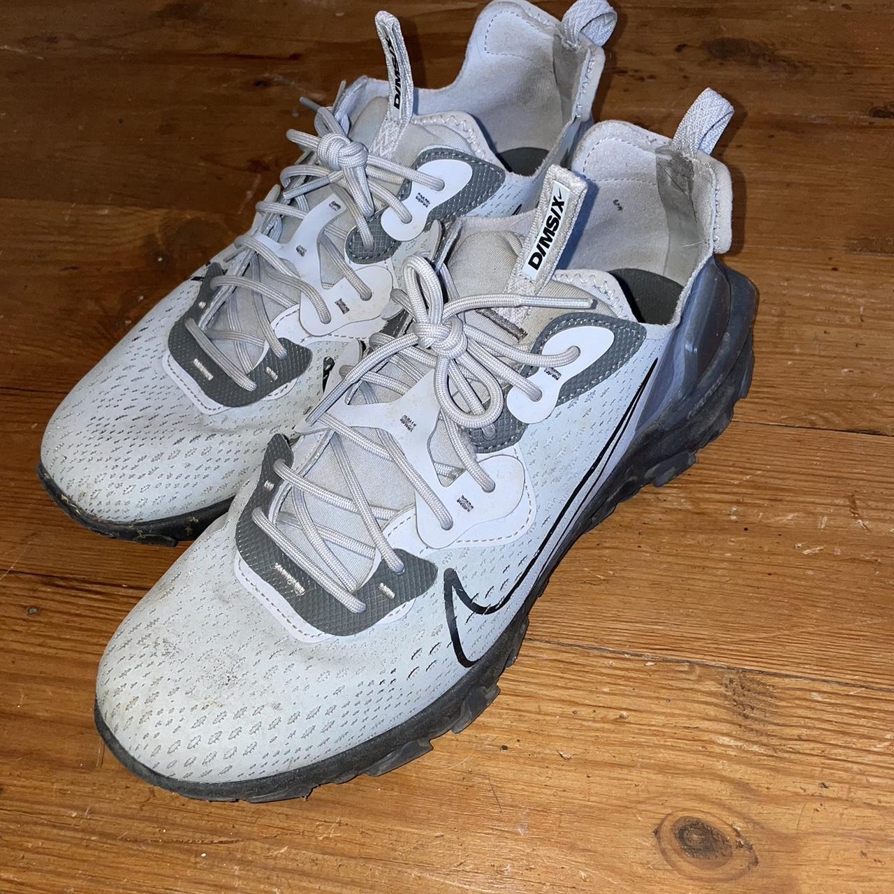 Nike react vision wolf grey size 9.5 They are used... - Depop