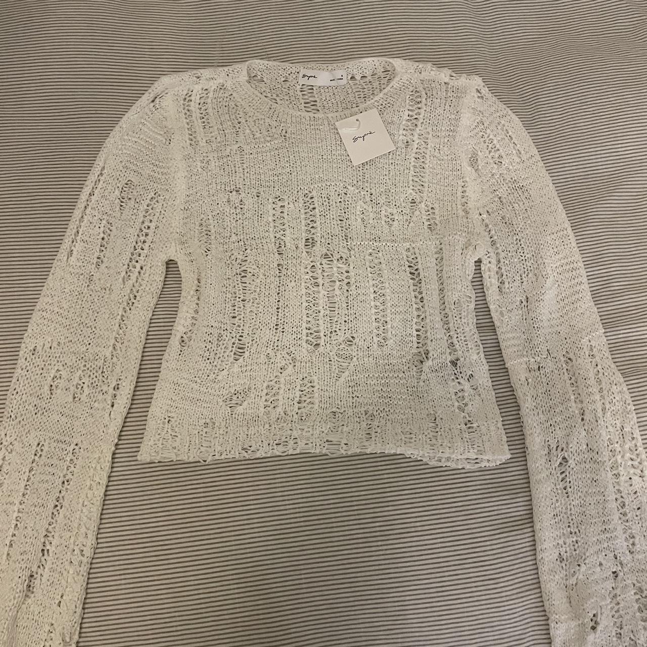 Supre Jayda tape yarn knit Size S Never worn!! - Depop