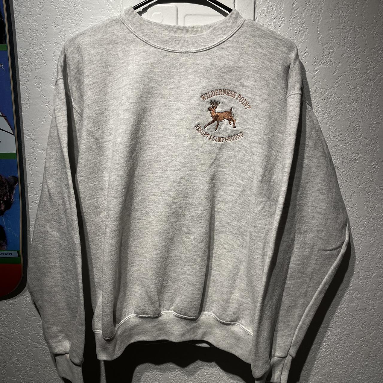 Elk Men's Grey and Brown Jumper | Depop