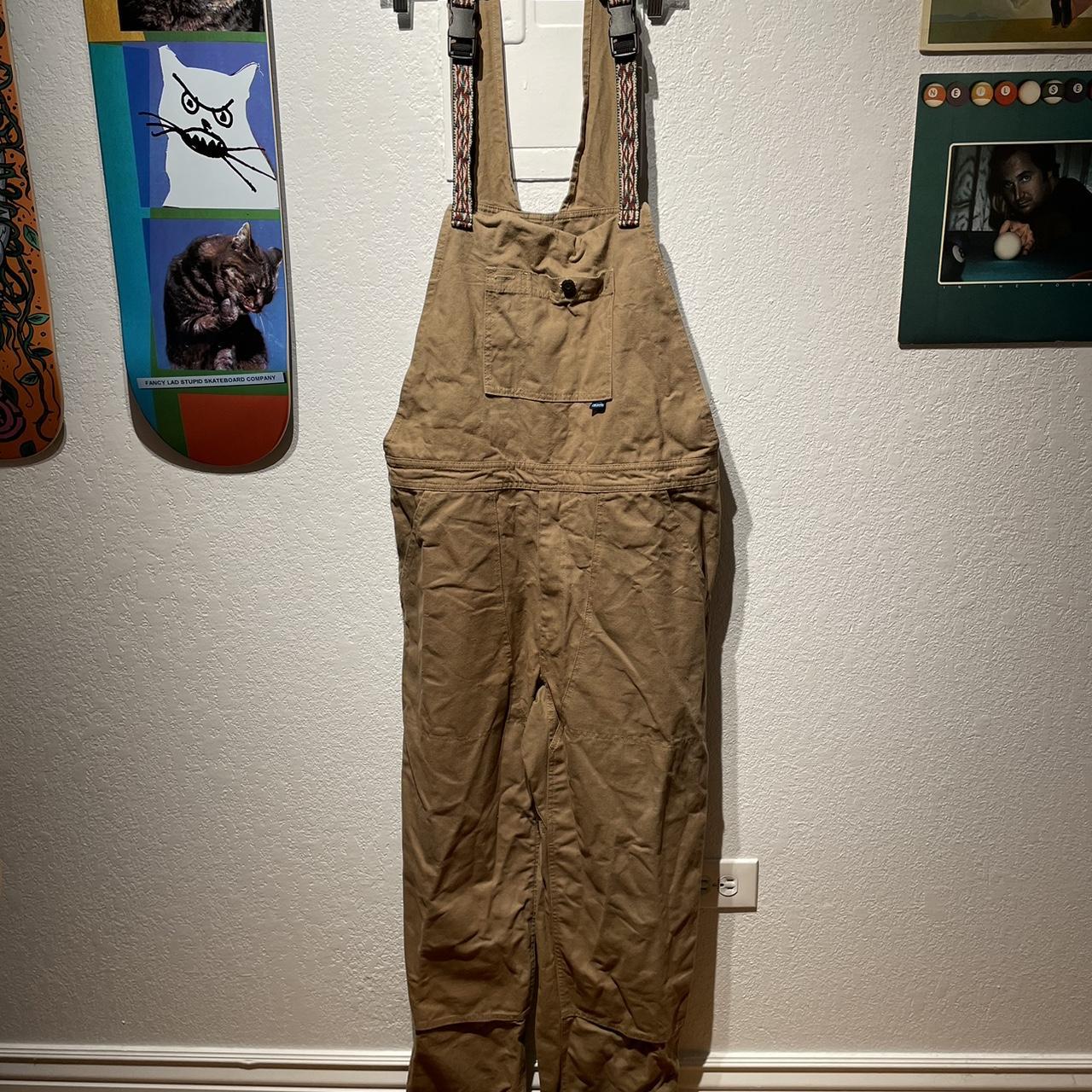 Kavu Men's Khaki Dungareesoveralls Depop
