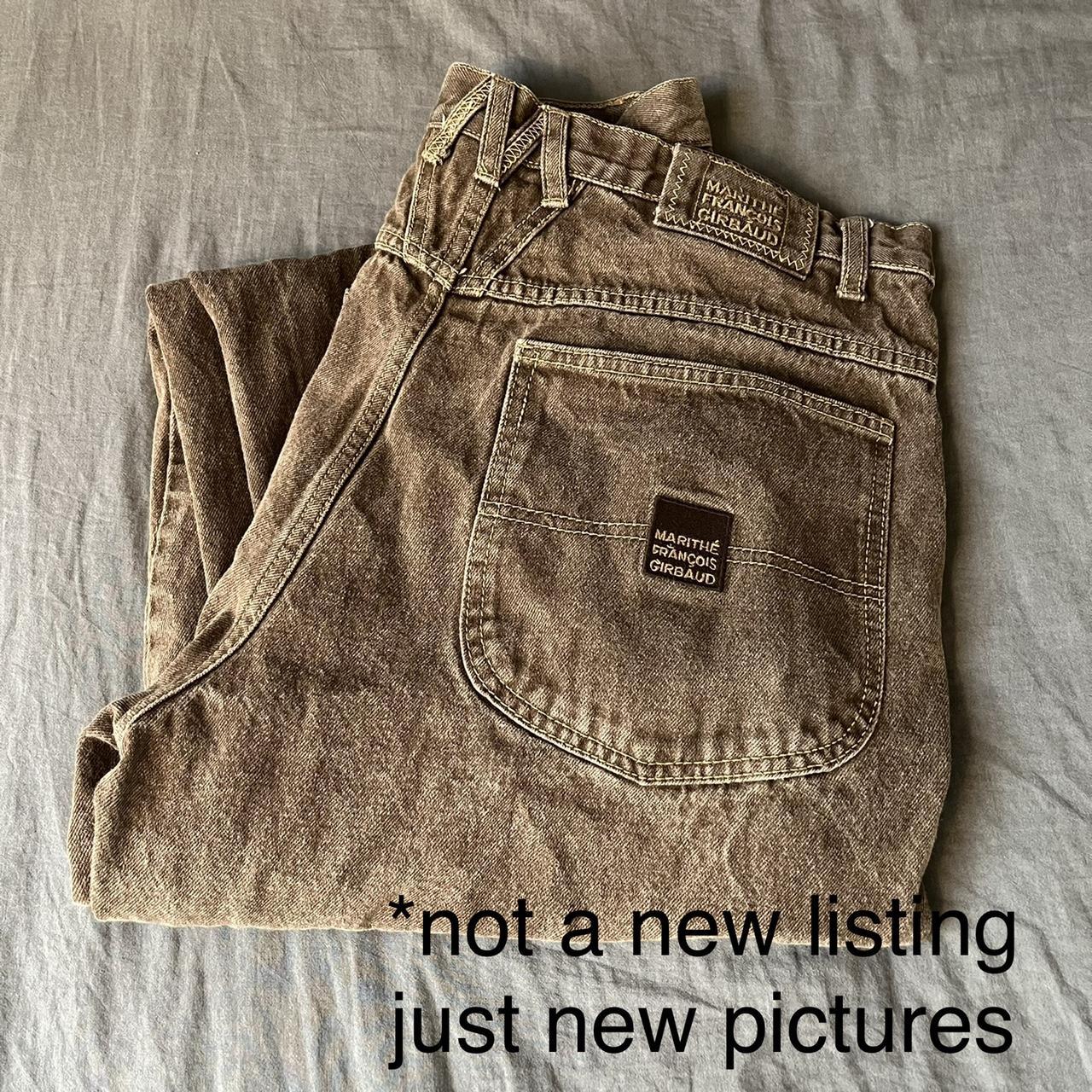 Walging Ontwapening Luxe Le Jean de Marithe Francois Girbaud Men's Tan and Brown Jeans | Depop