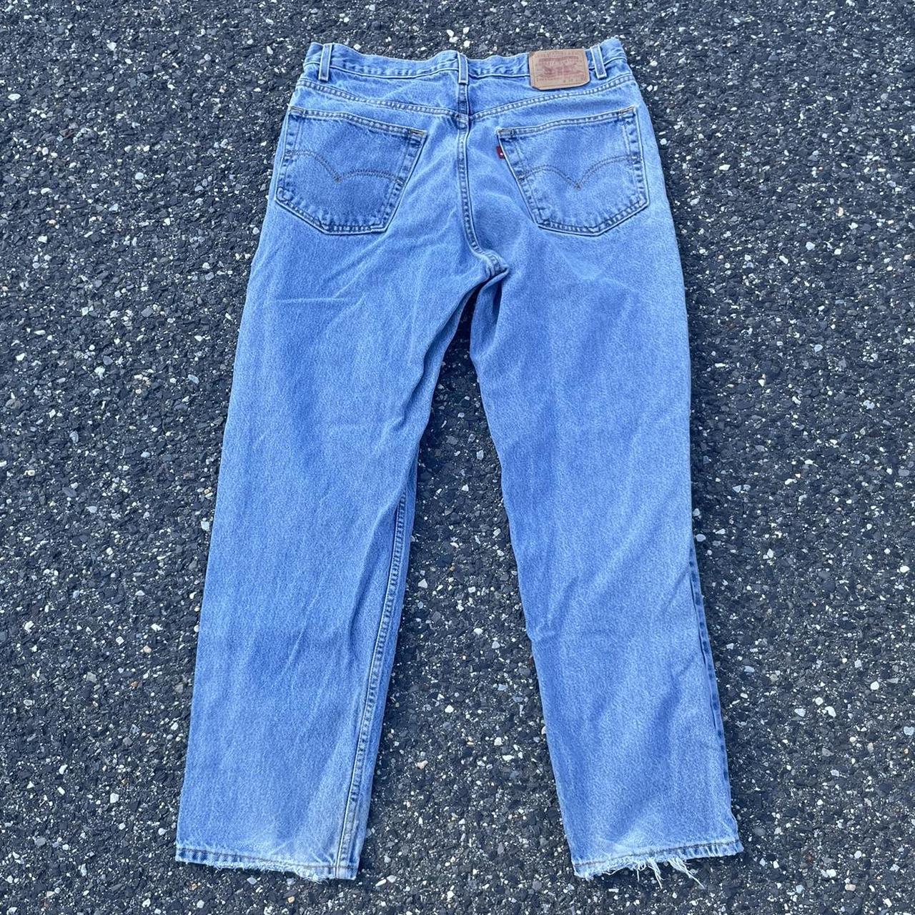 Vintage 2002 Levi’s Straight Leg Jeans Tagged... - Depop