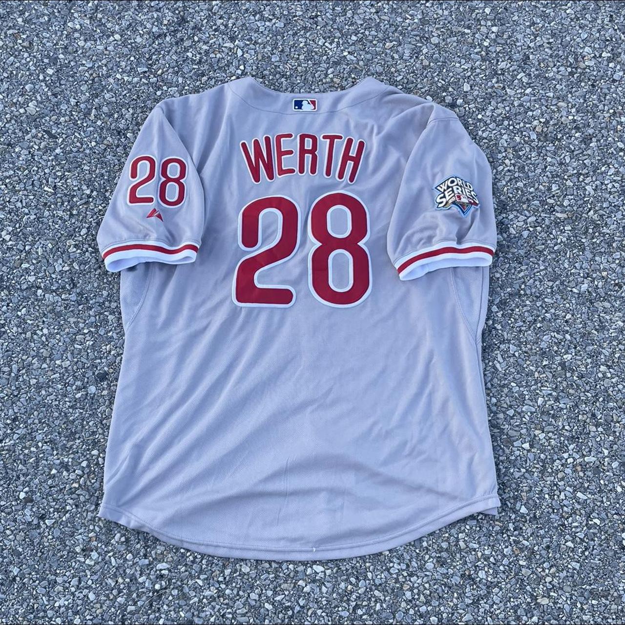 Jayson Werth Philadelphia Phillies Majestic Gray Road Jersey