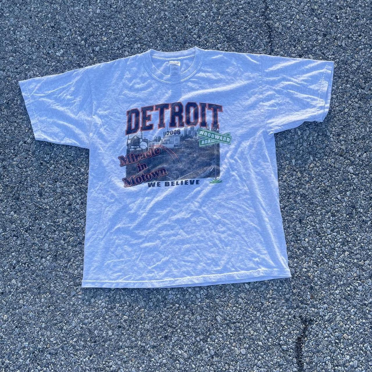 Detroit Tigers Youth Nike Primary T-Shirt - Vintage Detroit Collection