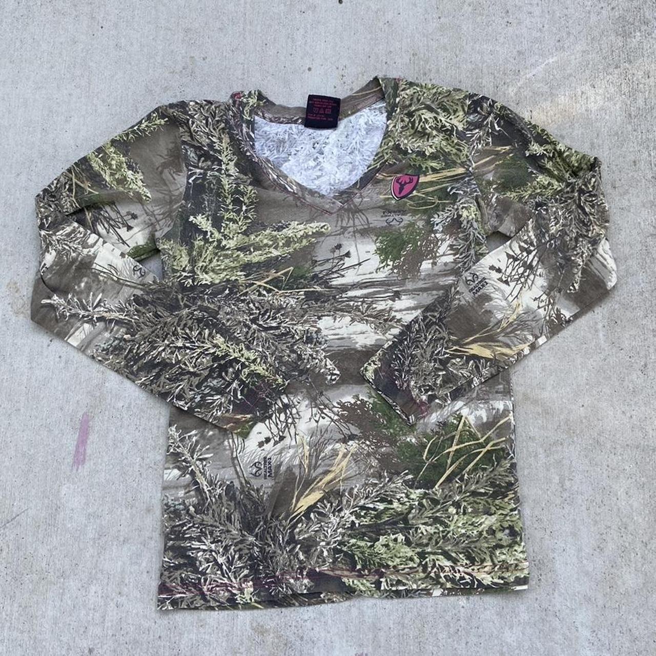 Vintage Y2K Mossy Oak RealTree Camo Women's... - Depop