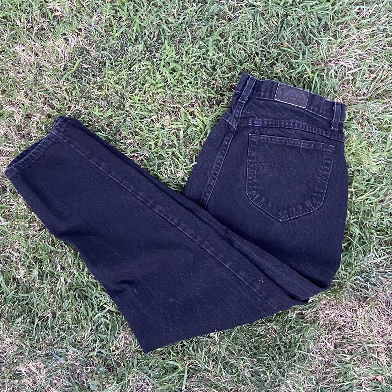 lee black jeans