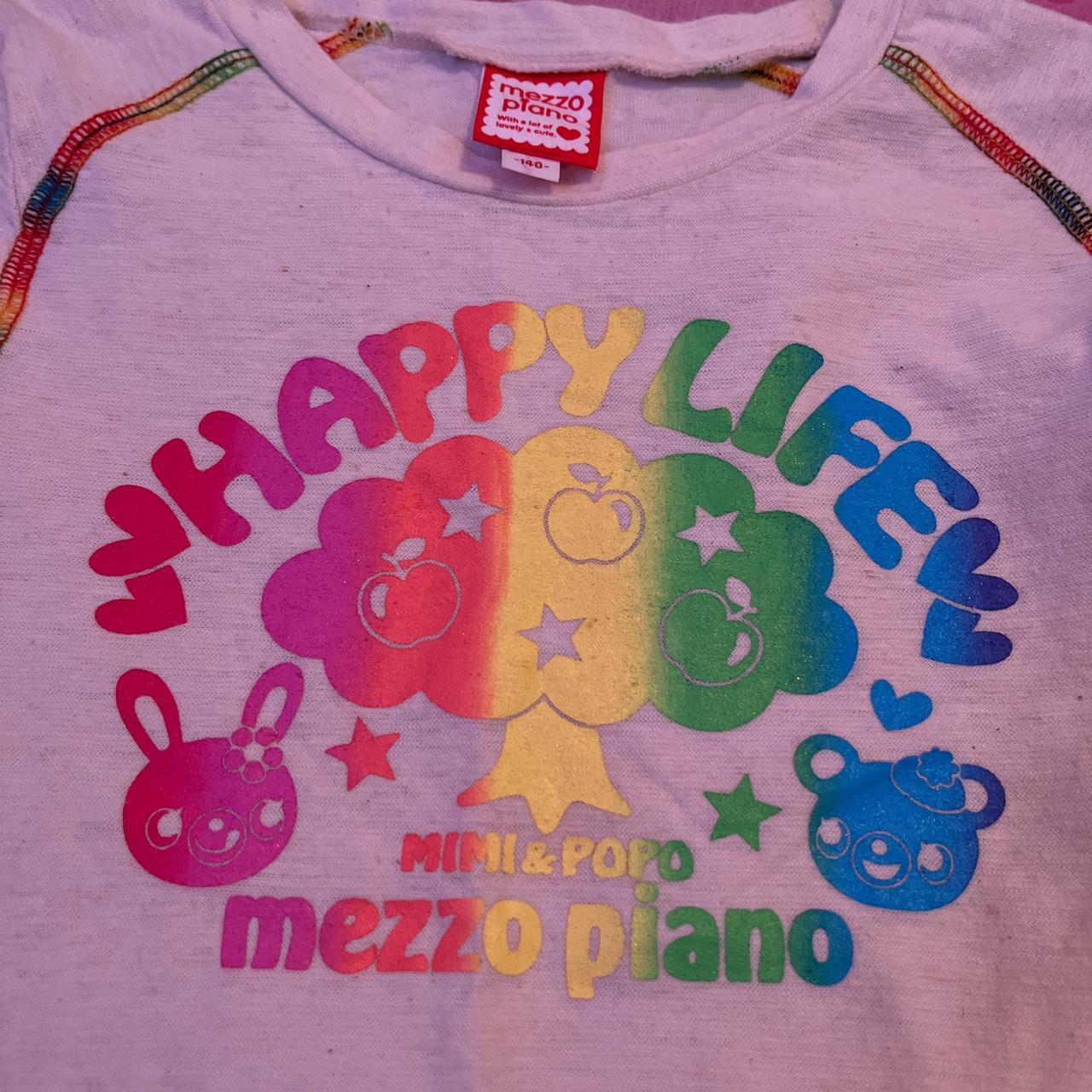 mezzo piano　size140 Mezzo Piano Long Sleeve Shirt Pink Size S/140cm Collon Sweet