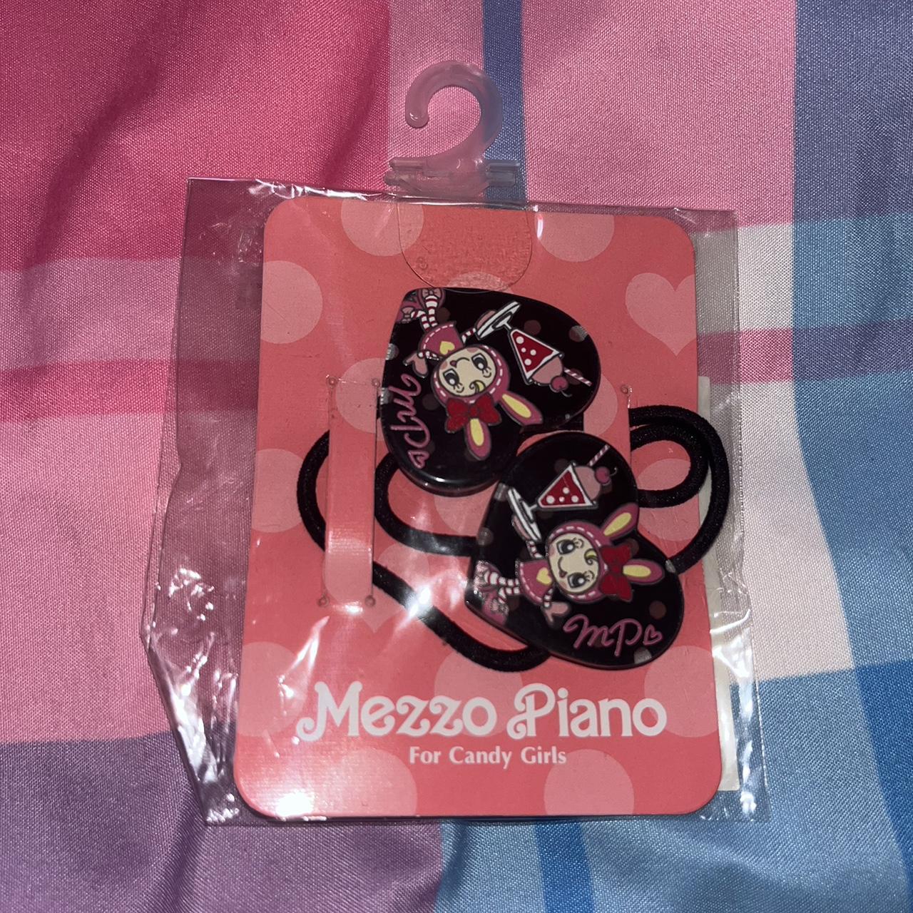 mezzo piano hair ties brand new, never... - Depop