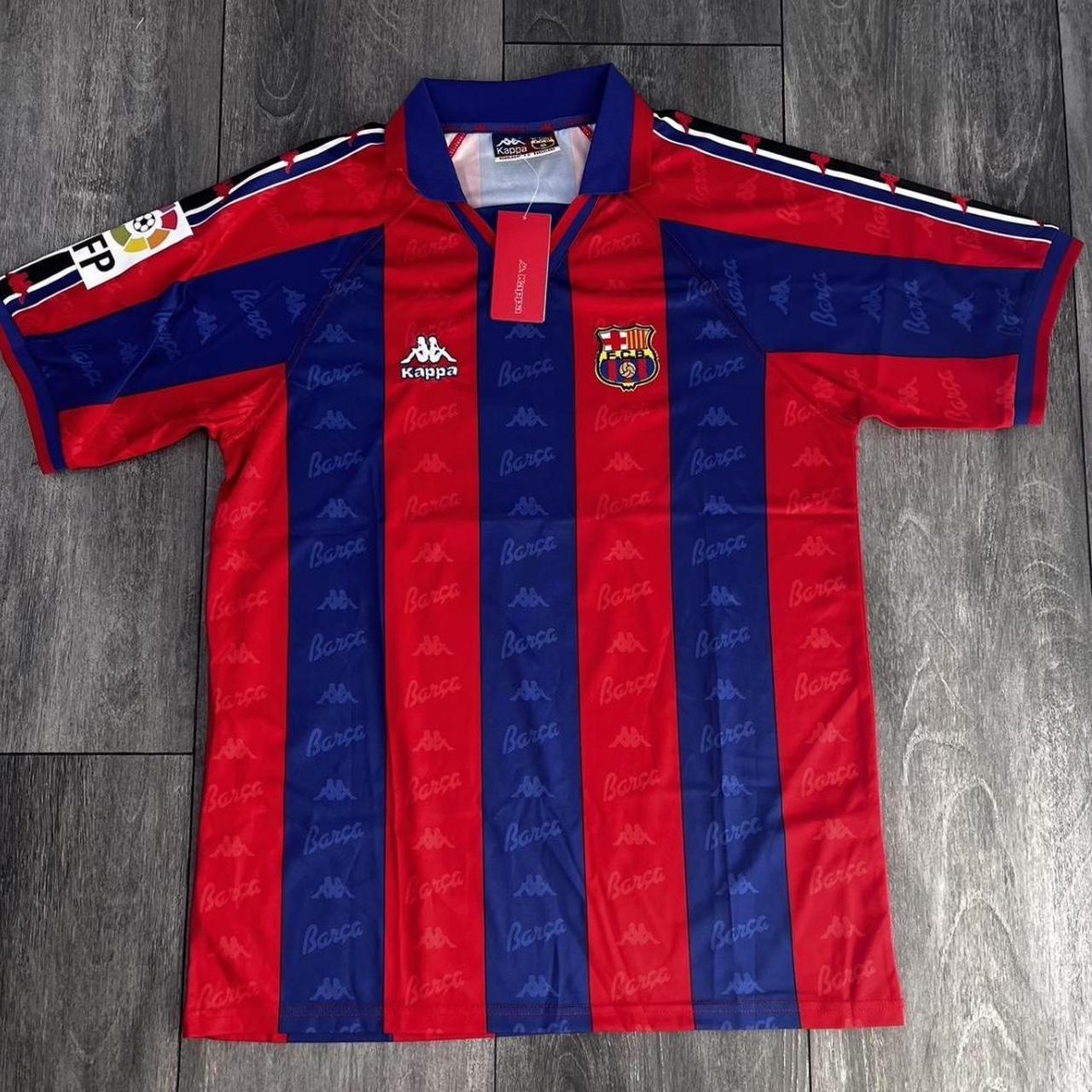 Fc Barcelona 96-97 Home Kappa Shirt #23 DE LA PEÑA SS LFP – El