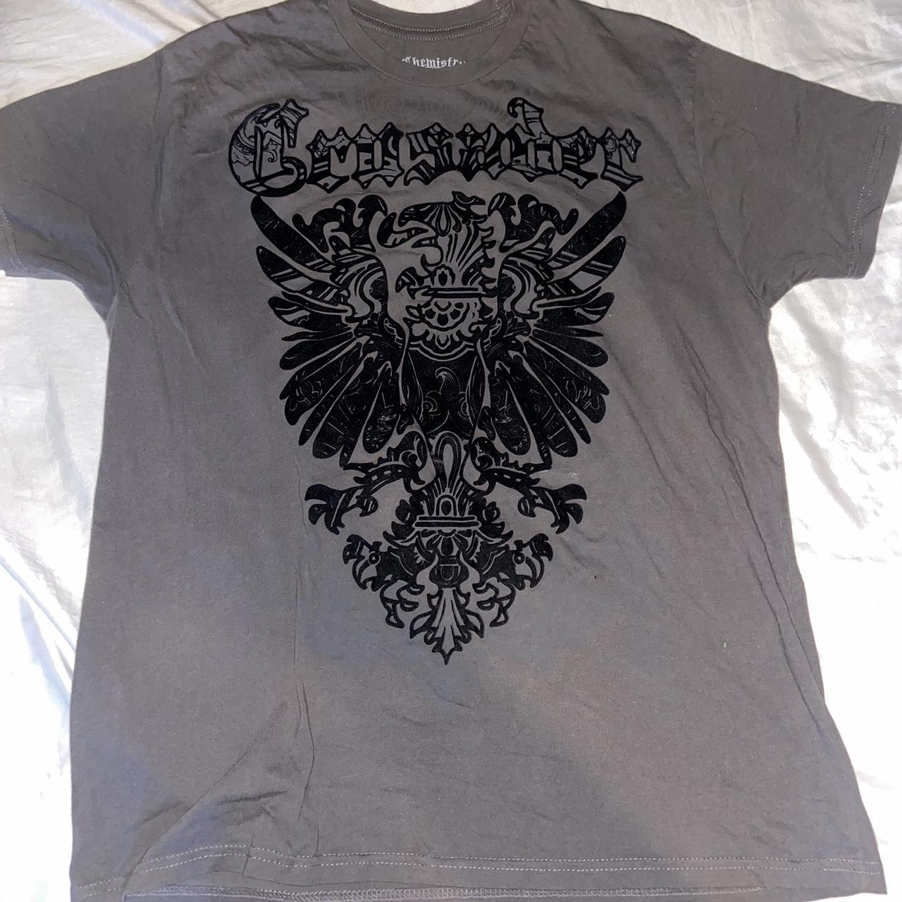 Dope affliction style carbon shirt with dope eagle... - Depop