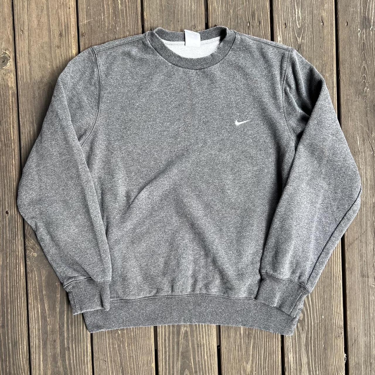 mens grey nike crewneck
