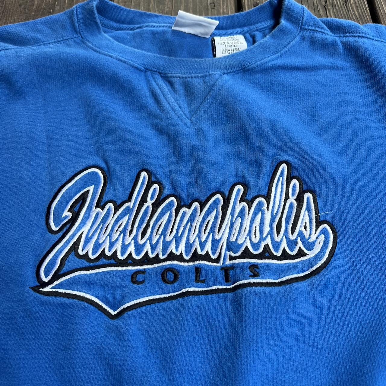 Vintage NFL Indianapolis Colts Hoodie Size Youth - Depop