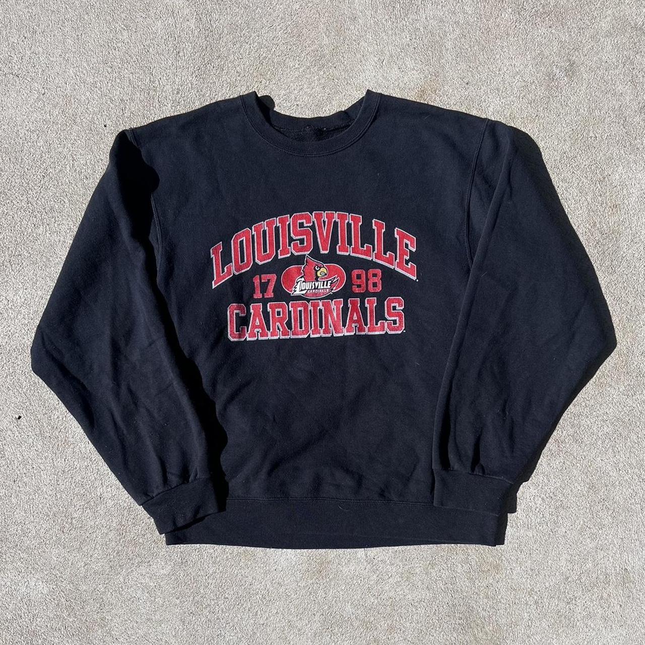 Louisville Cardinals Champion crew neck - Depop