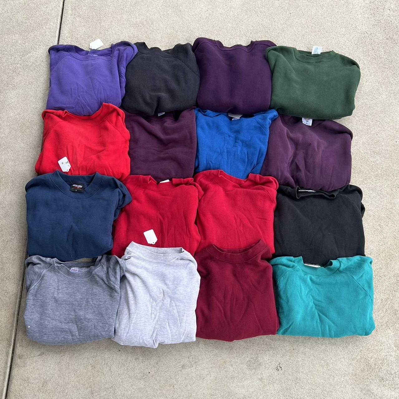 Vintage 90s Blank Crewnecks & Shirts Size... Depop