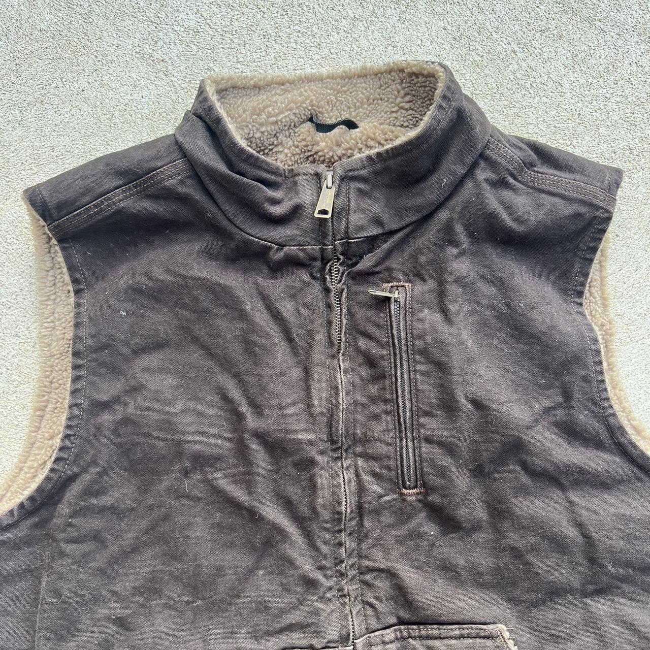 Men's sherpa lined store sandstone vest v33