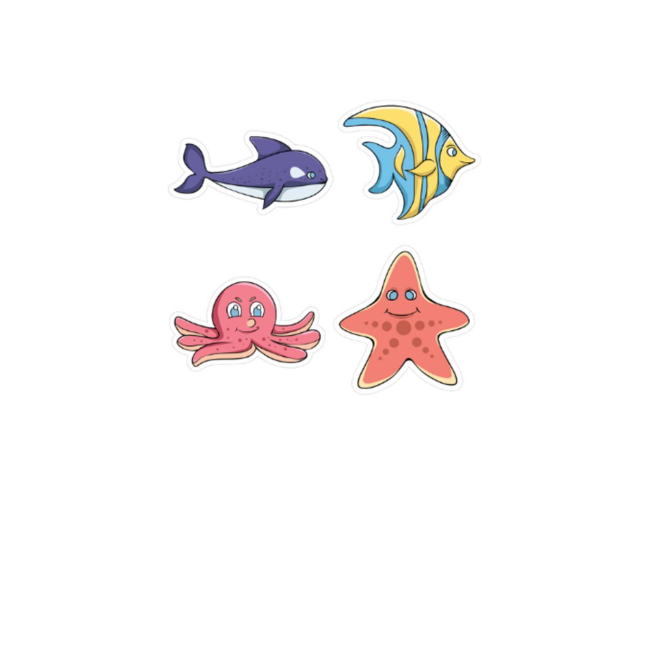 Sea Animal Stickers each sticker is precut before... Depop