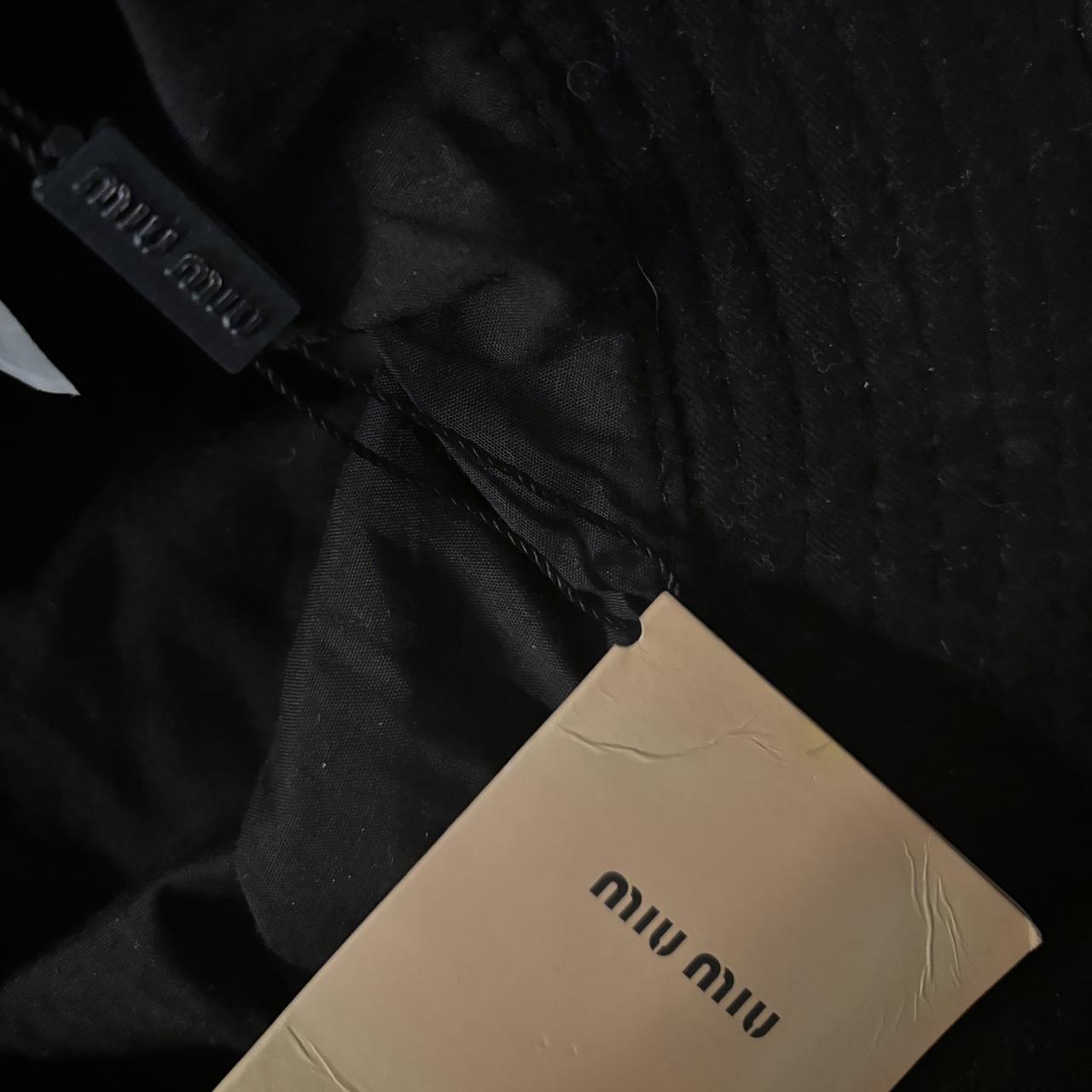 Miu Miu Women's Hat - Black/Navy – Miu Miu black … - image 2