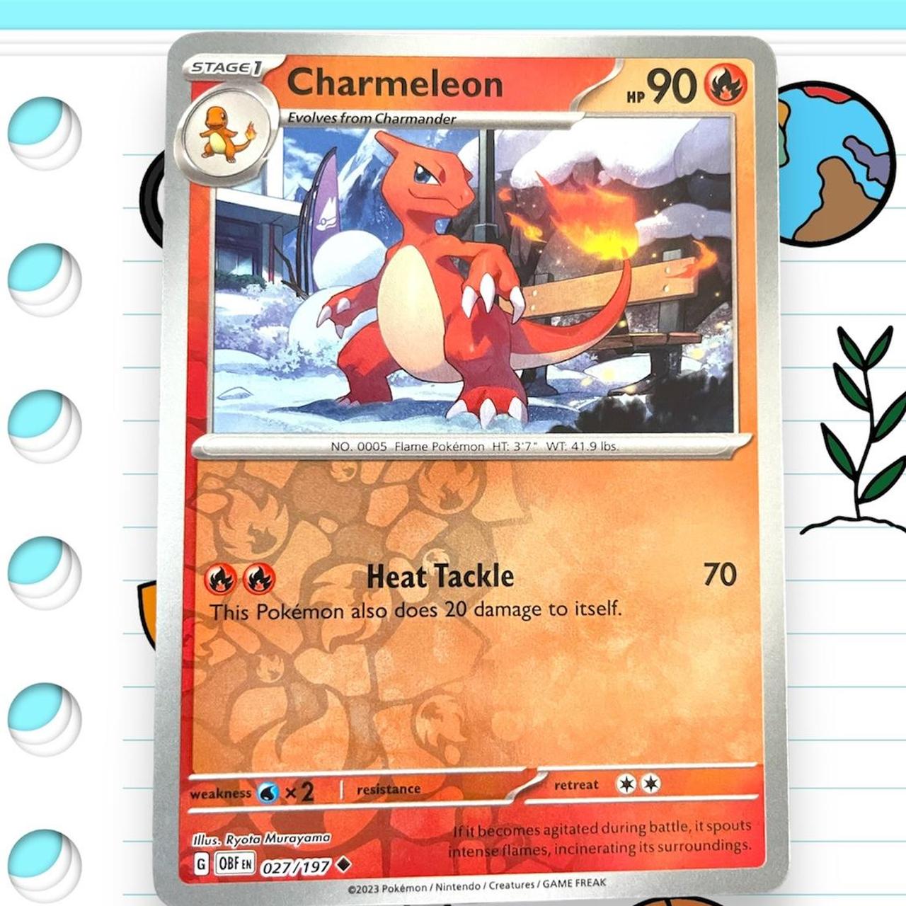 Pokemon hotsell Charmeleon reverse holo