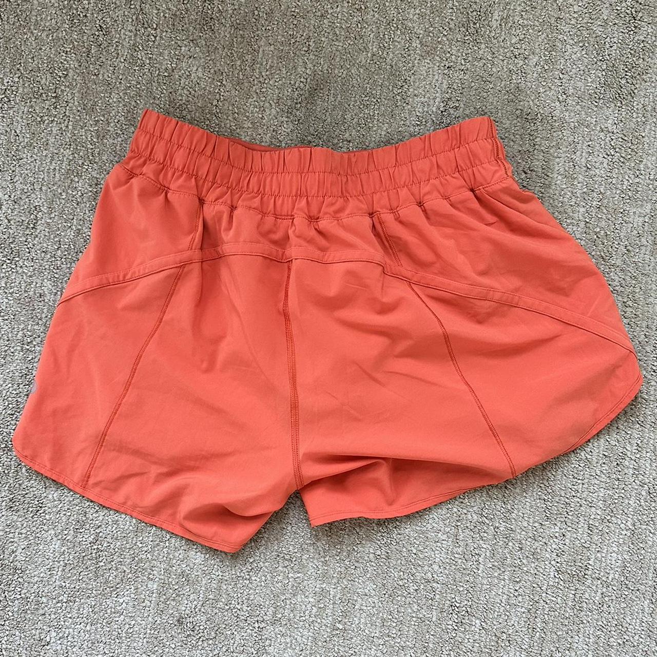 Lululemon Women's Orange Shorts | Depop