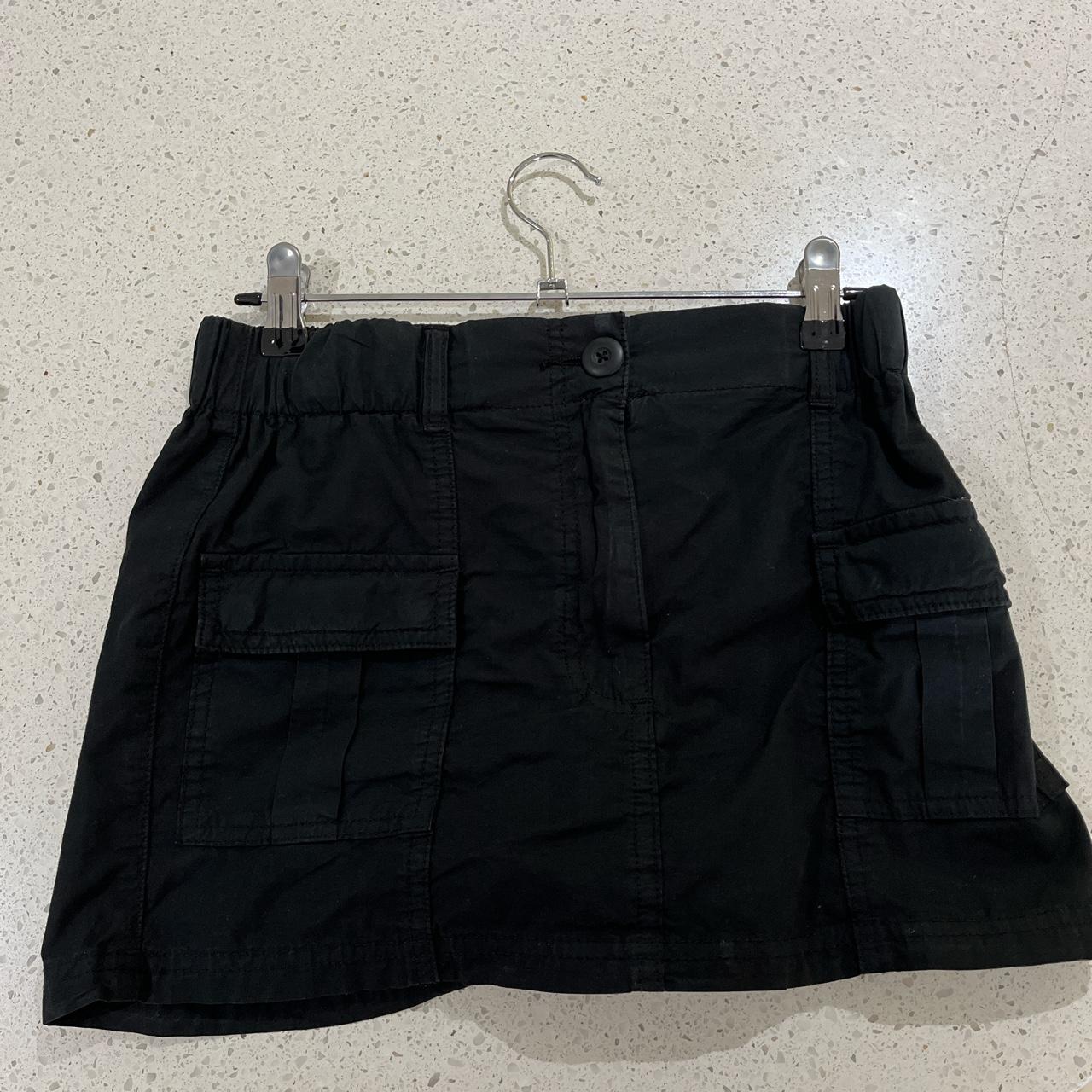 Glassons black cargo skirt worn once perfect... - Depop
