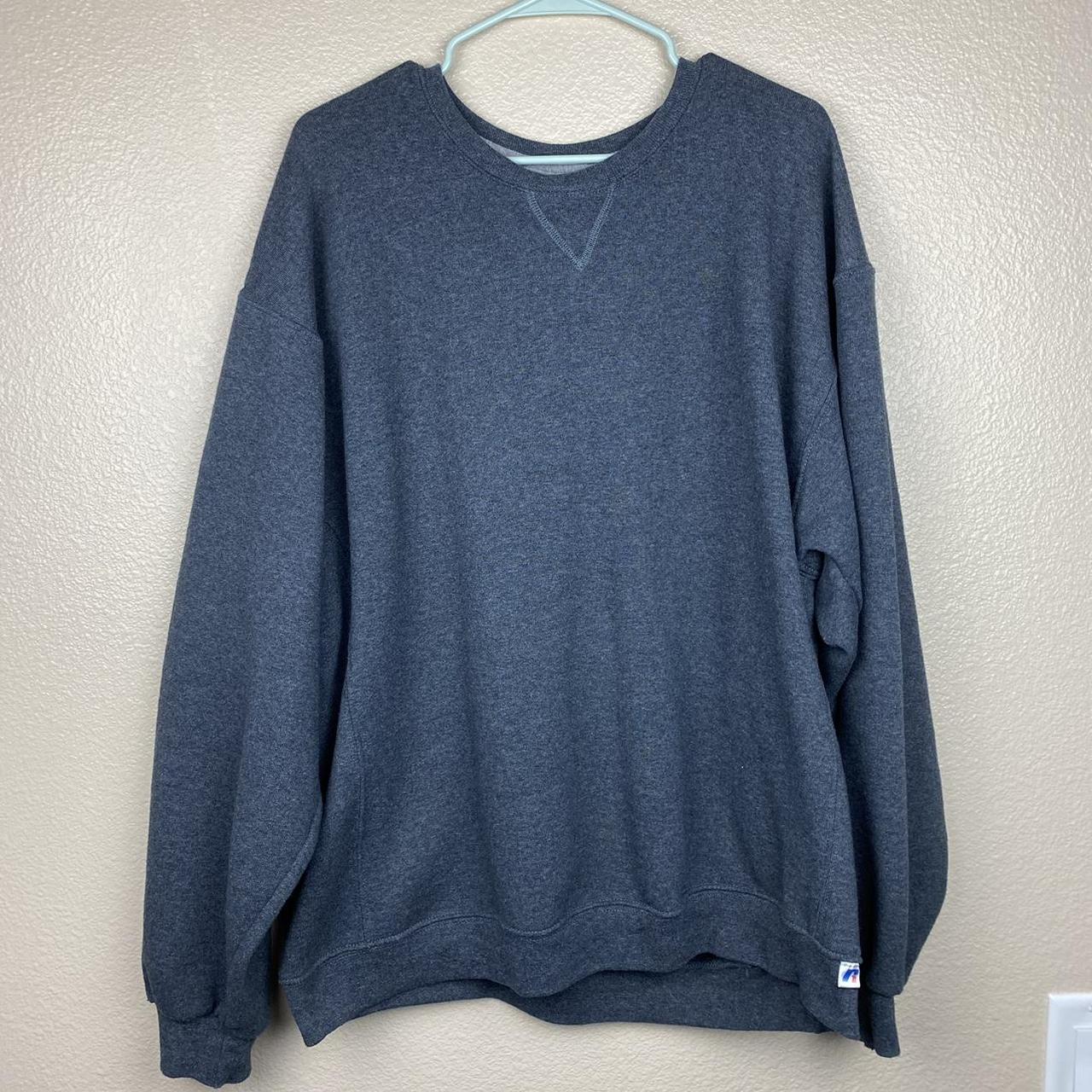 Russell Athletic Men's Grey Sweatshirt | Depop